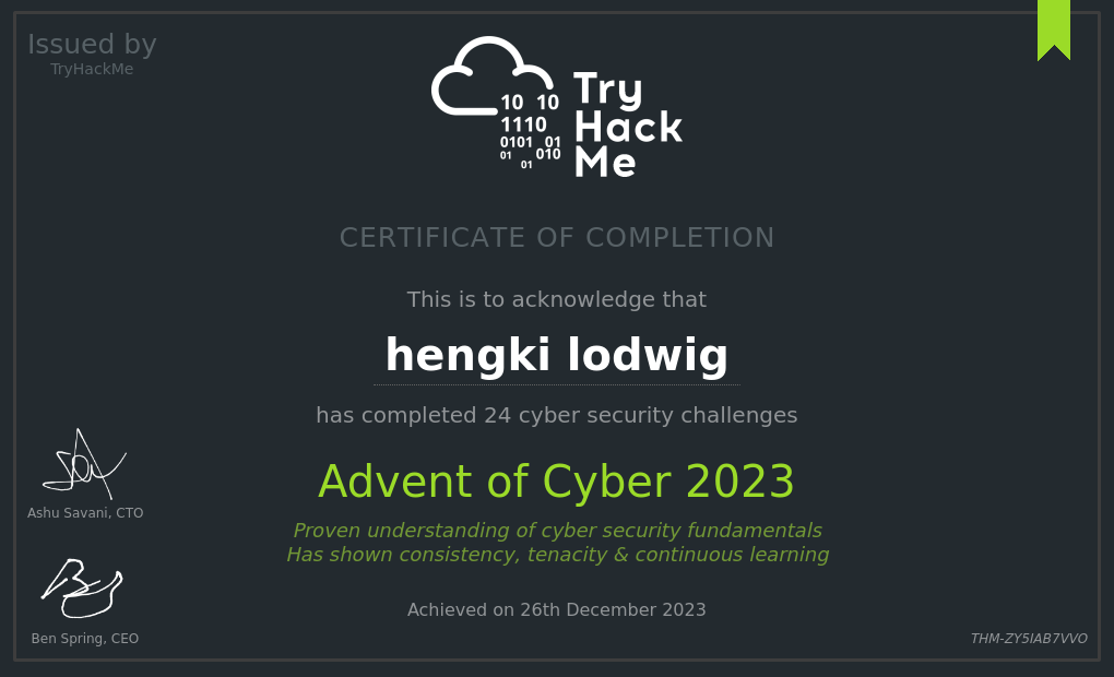 Certificate 10