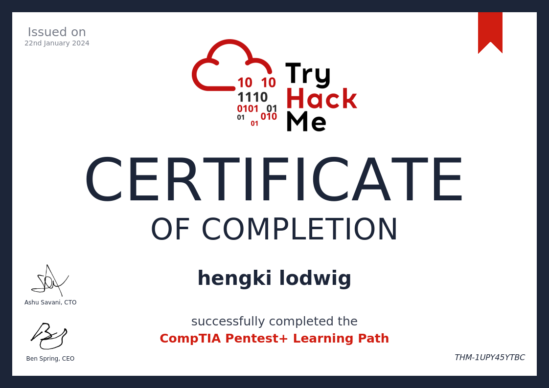 Certificate 6
