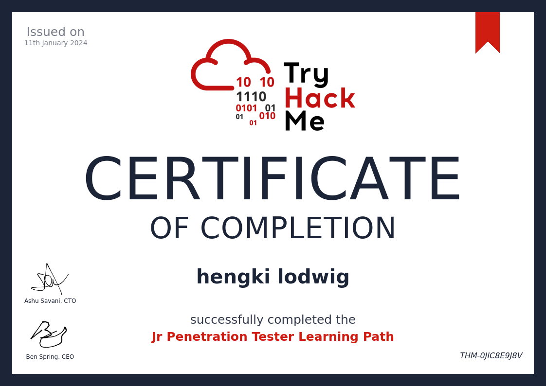 Certificate 5